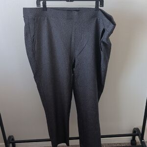 Torrid Black Herringbone Trousers